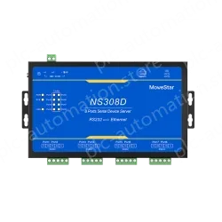 8 Ports RS232 Serial to 100M Ethernet Server