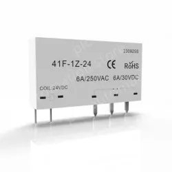 KY41F Single relay 1NO1NC/Ith: 6A 24VDC