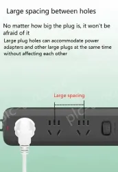 Split switch 8 jacks 1.8m