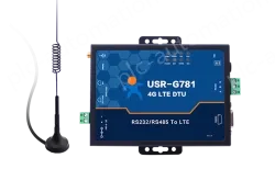 An industrial router with serial port