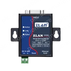 Rail/desktop serial server