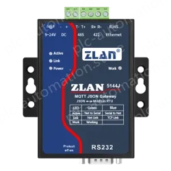 MQTT+JSON to Modbus gateway