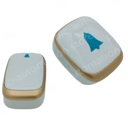 Flashing intelligent digital electronic doorbell, battery free, self generating, wireless home doorbell