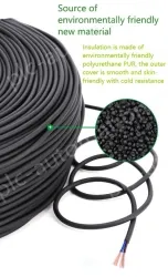 5 core 4 core 2 core sensor cable 20 AWG 3 pole