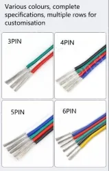 LED light connecting cable 26AWG*10 and (7/0.12TS)