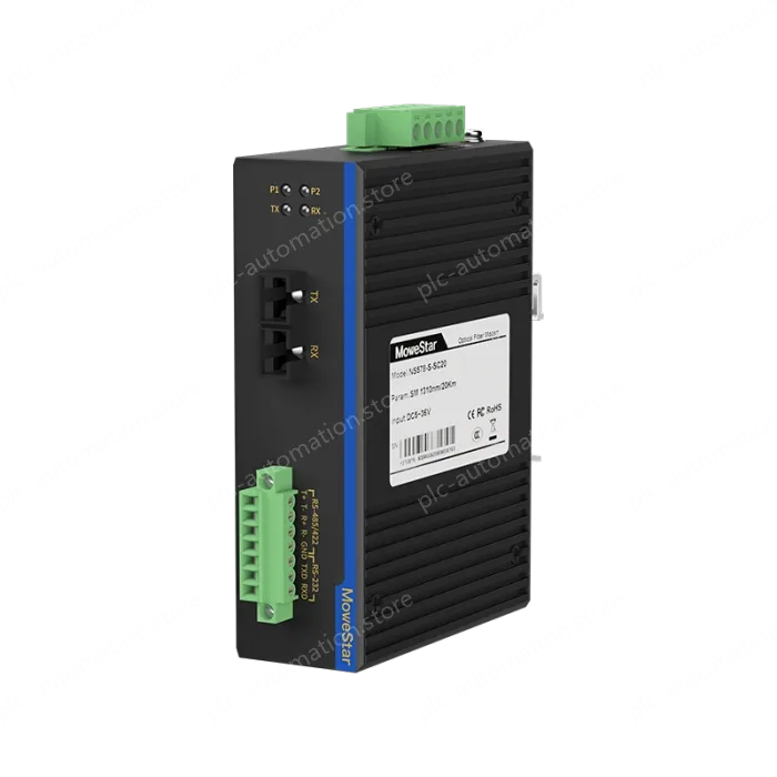 Din-Rail RS232/485/422 Serial To Fiber Modem