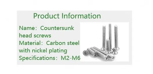 Electronic screws M1*3