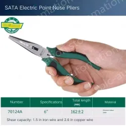 6 inch needle-nose pliers stripping/crimping/stranding 70124A