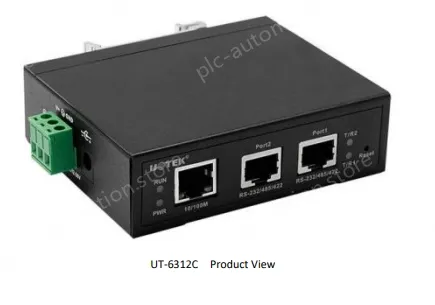10/100M to 2 Ports RS-232/485/422 Serial Device Server