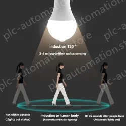 LED human body sensor light bulb-7W