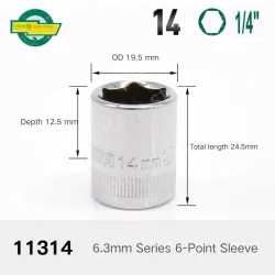 Dumbo-14mm-6.3mm series 1/4-11314